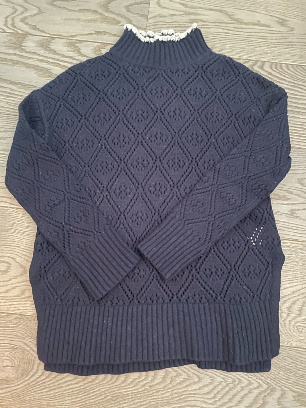 Sezane Laurie Jumper Navy Blue - Size S